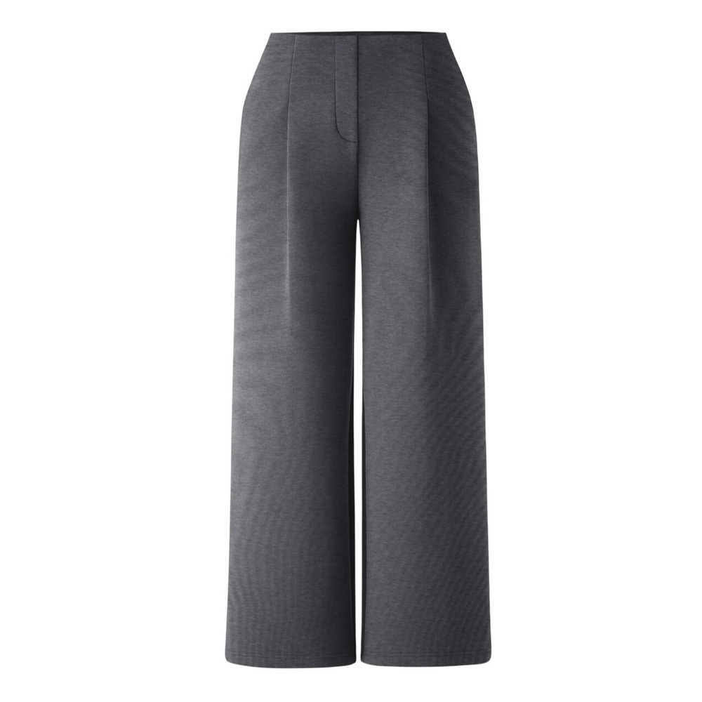 OGL Wide-Leg High-Rise Gray Trousers